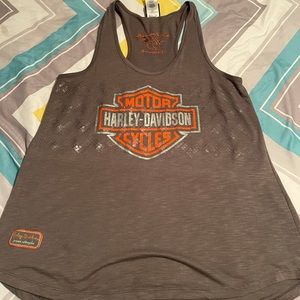 Grey shimmer tank